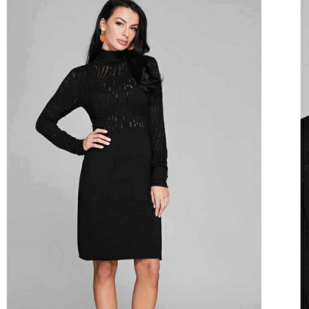 Marciano Demi Distressed Sweater Dress - Picture 3 of 5